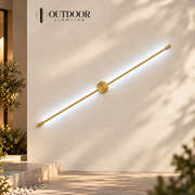 Axis Pivot Linear Wall Light – A / gold, 120 cm / 24 W, Cool white