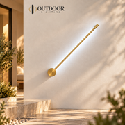 Axis Pivot Linear Wall Light – B / gold, 120 cm / 24 W, Cool white