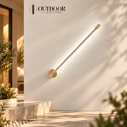 Axis Pivot Linear Wall Light – B / gold, 140 cm / 28 W, Neutral white