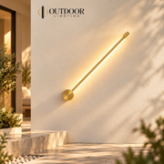 Axis Pivot Linear Wall Light – B / gold, 140 cm / 28 W, Warm white