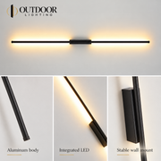 Forma Tube wall sconce construction and material details