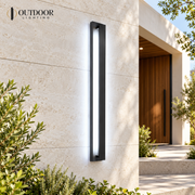 LumaLine Stainless Dimmable Outdoor Wall Light – Cool white dimmable, 50 cm