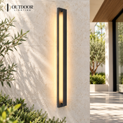 LumaLine Stainless Dimmable Outdoor Wall Light – Warm white dimmable, 90 cm