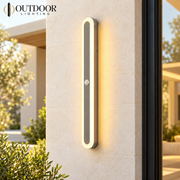 Sentinel Motion Sensor Outdoor Wall Light – Gray, C, 240 cm / Warm white
