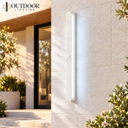 Sentinel Motion Sensor Outdoor Wall Light – White, B, 240 cm / Cool white