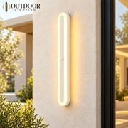Sentinel Motion Sensor Outdoor Wall Light – White, C, 180 cm / Warm white