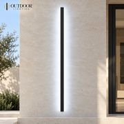 Vista Long Strip Outdoor Wall Light – 30 × 8 cm, Cool white (6000K)